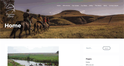 Desktop Screenshot of drakensberghorseriding.co.za